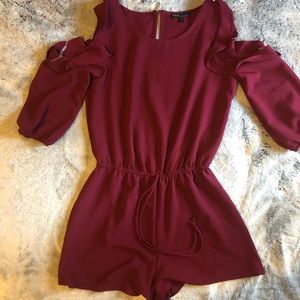 Open shoulder romper!